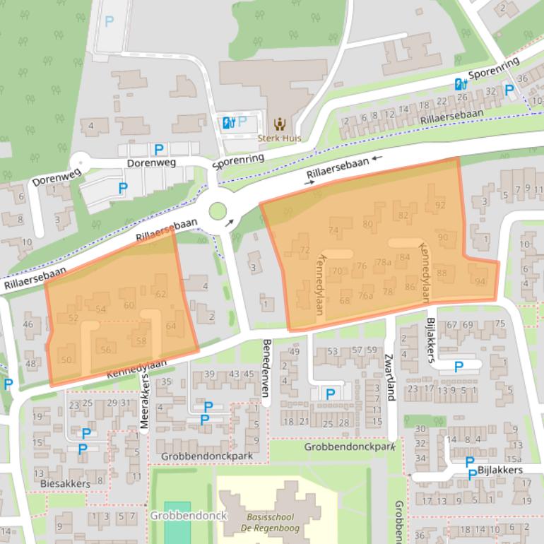 Kaart van postcodegebied 5051XH.