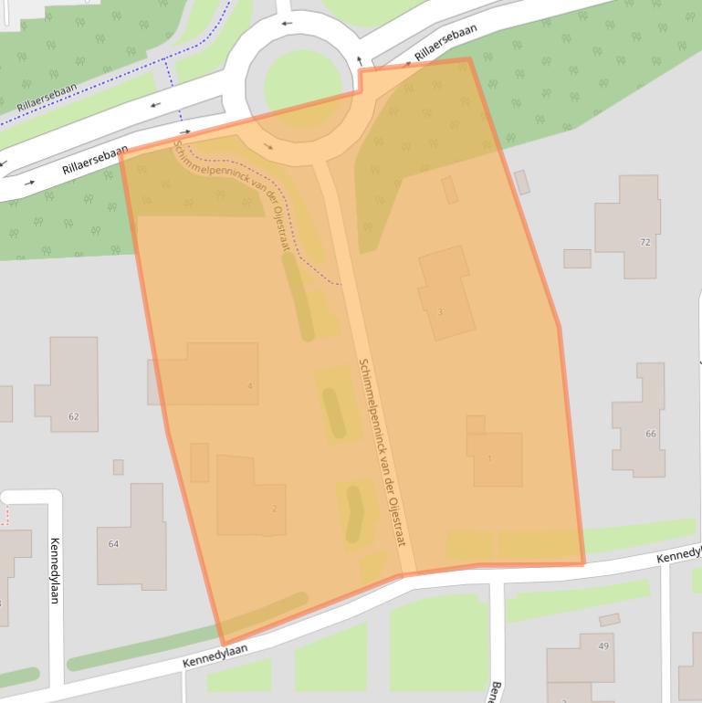 Kaart van postcodegebied 5051XK.