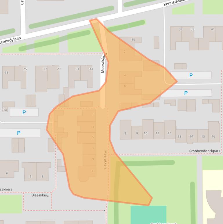 Kaart van postcodegebied 5051XM.