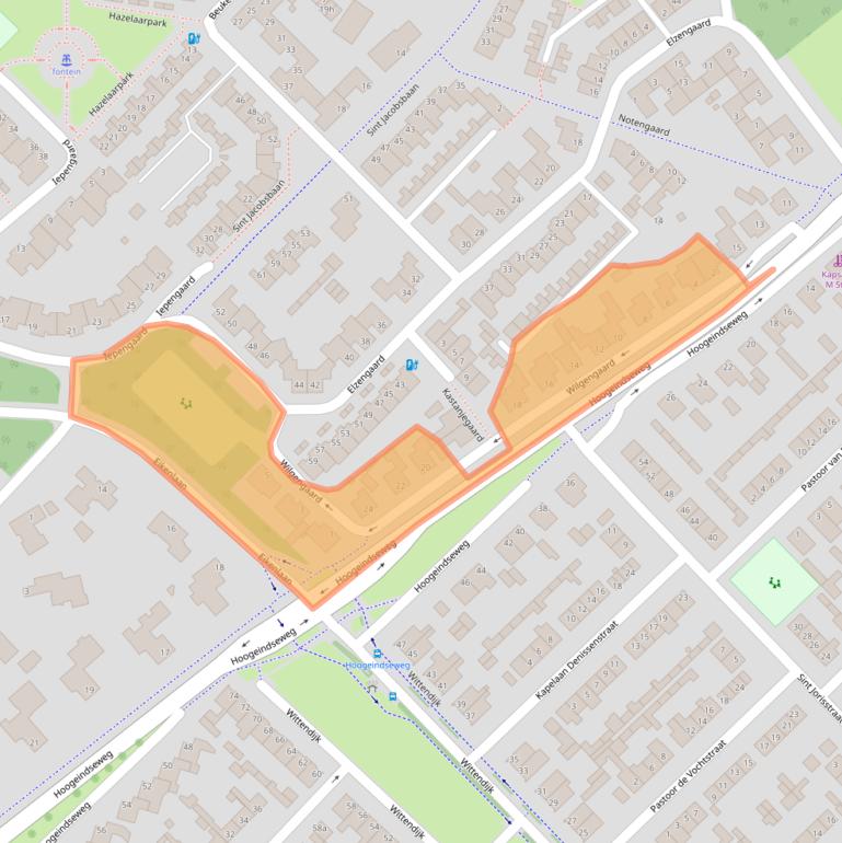 Kaart van postcodegebied 5051XT.