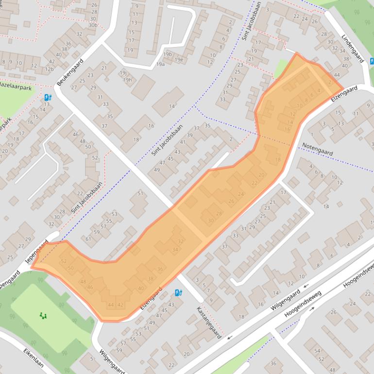 Kaart van postcodegebied 5051XW.