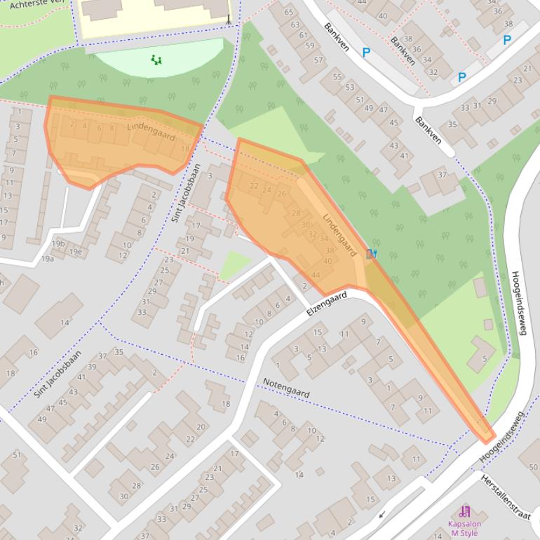 Kaart van postcodegebied 5051XZ.