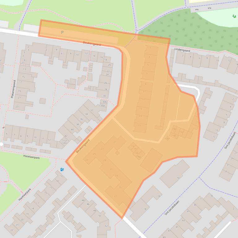 Kaart van postcodegebied 5051ZD.