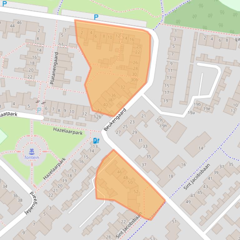 Kaart van postcodegebied 5051ZE.