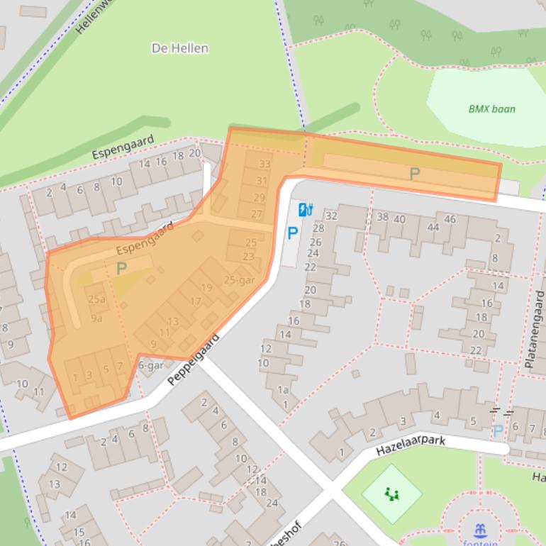 Kaart van postcodegebied 5051ZJ.