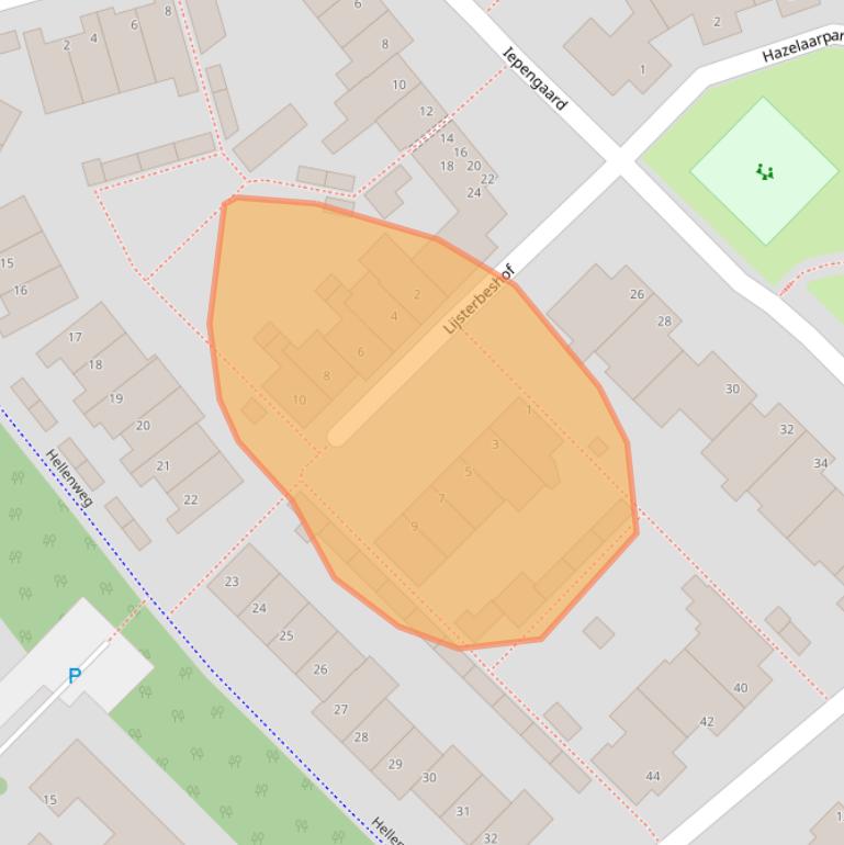 Kaart van postcodegebied 5051ZN.