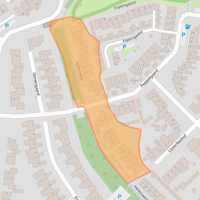 Kaart van postcodegebied 5051ZR.