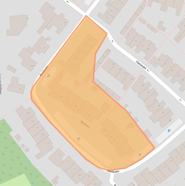 Kaart van postcodegebied 5052BD.
