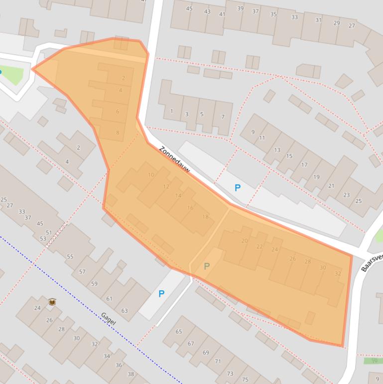 Kaart van postcodegebied 5052CH.