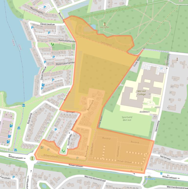 Kaart van postcodegebied 5052HK.