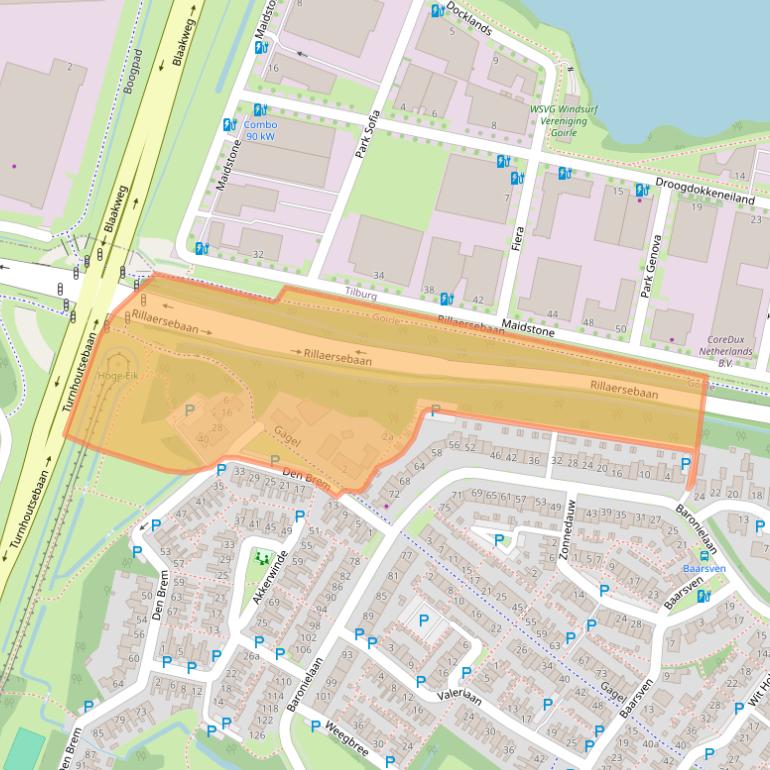 Kaart van postcodegebied 5052RD.