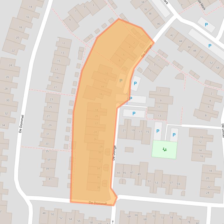 Kaart van postcodegebied 5052VH.