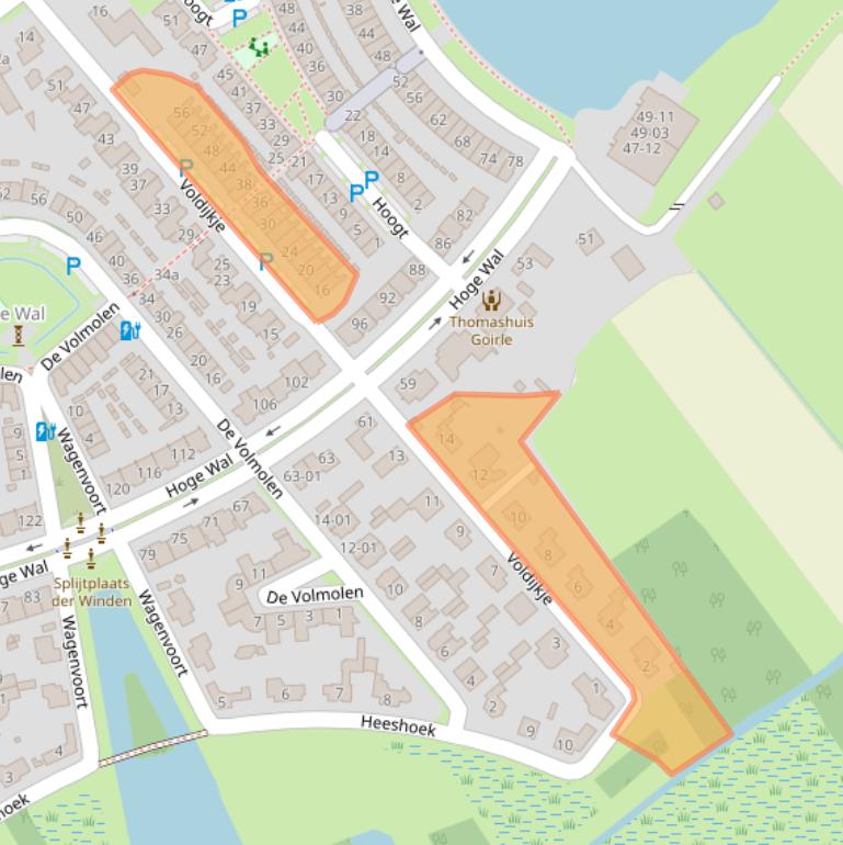 Kaart van postcodegebied 5053AH.