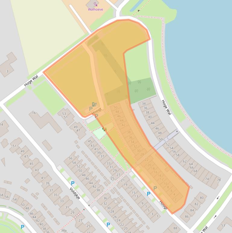 Kaart van postcodegebied 5053AK.