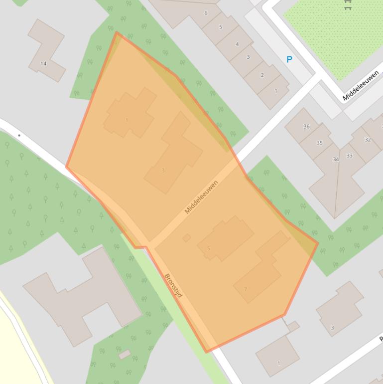 Kaart van postcodegebied 5053EW.