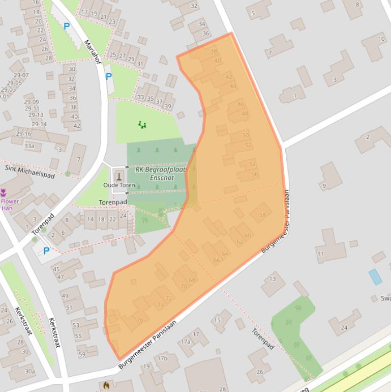 Kaart van postcodegebied 5056AG.