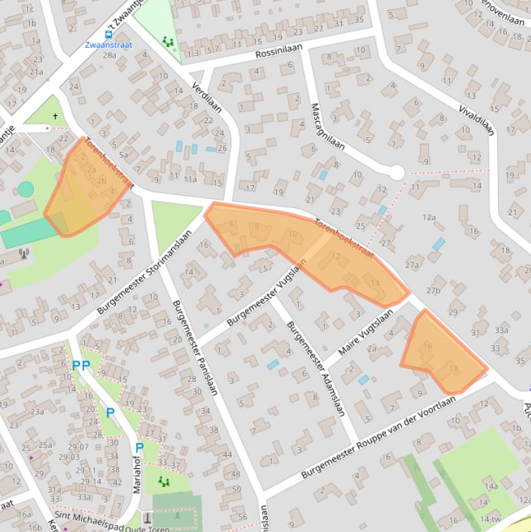 Kaart van postcodegebied 5056AN.