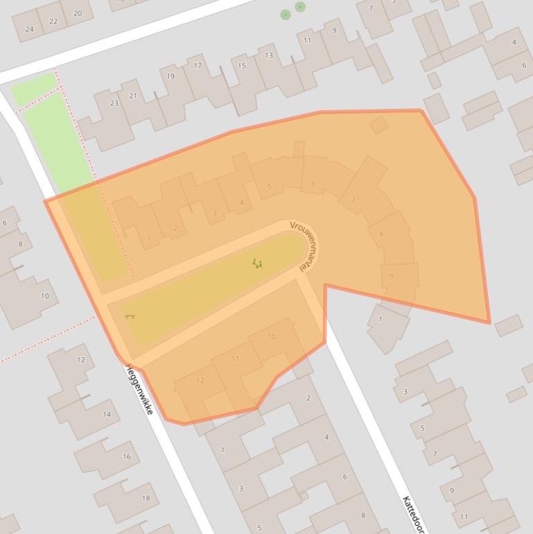 Kaart van postcodegebied 5056BG.