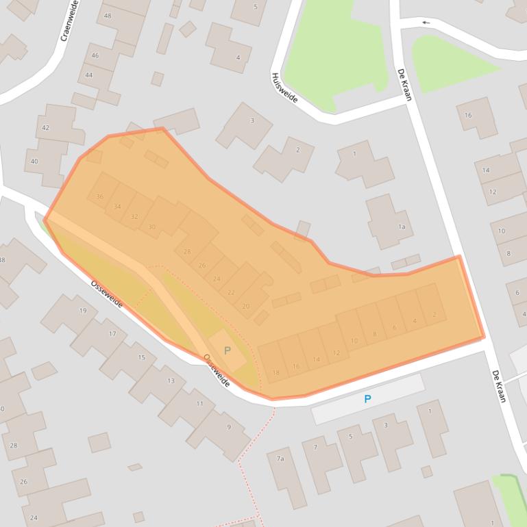 Kaart van postcodegebied 5056BV.
