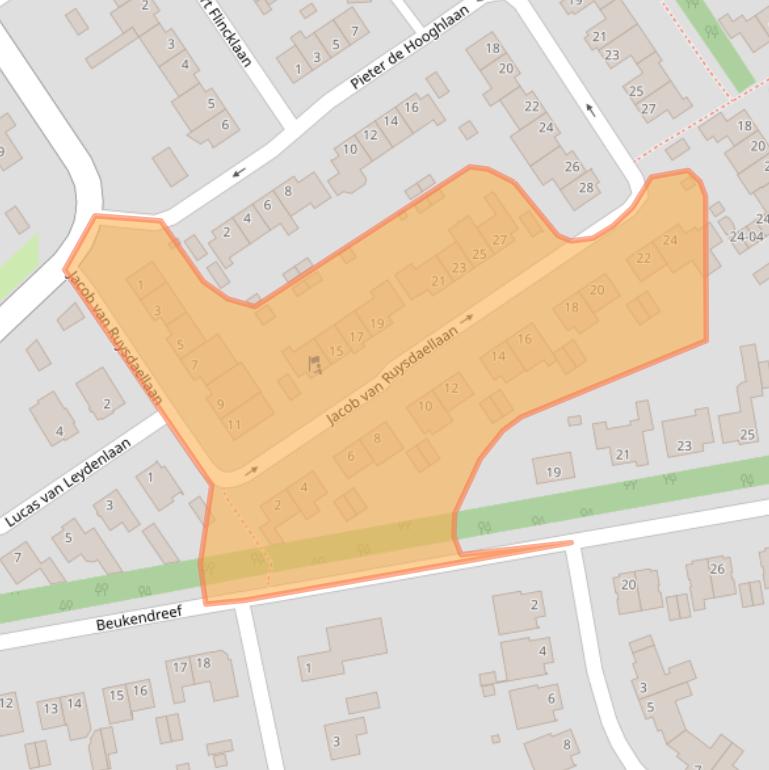 Kaart van postcodegebied 5056CD.