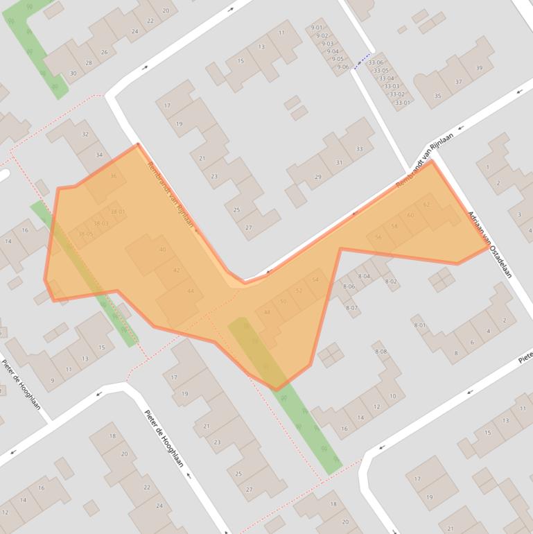 Kaart van postcodegebied 5056CK.