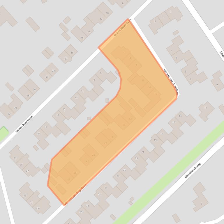 Kaart van postcodegebied 5056CT.