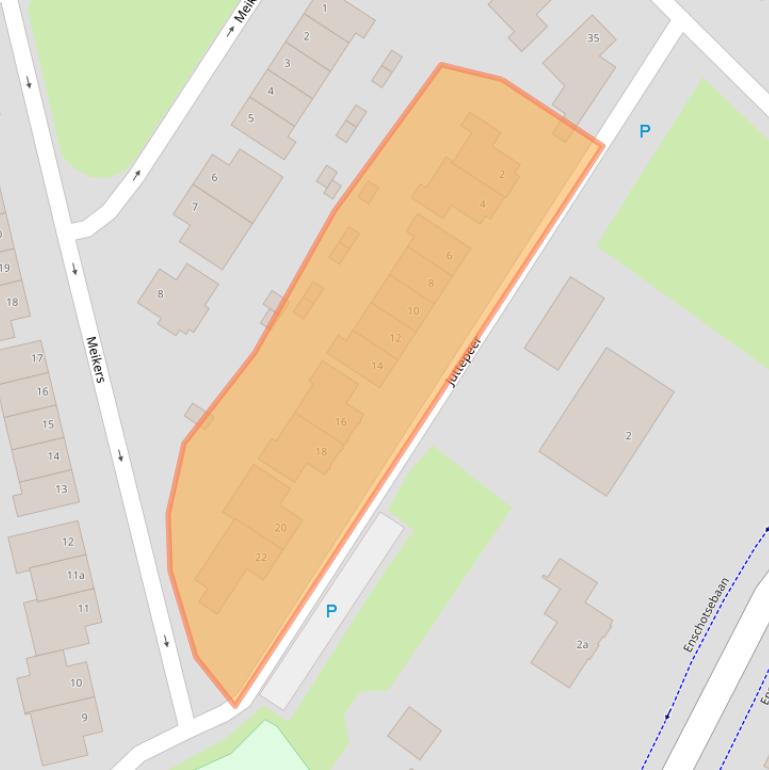 Kaart van postcodegebied 5056DM.