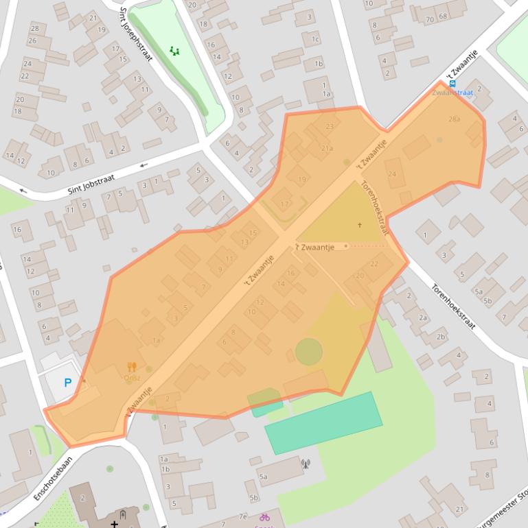 Kaart van postcodegebied 5056ED.