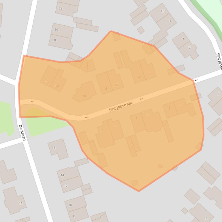 Kaart van postcodegebied 5056EE.