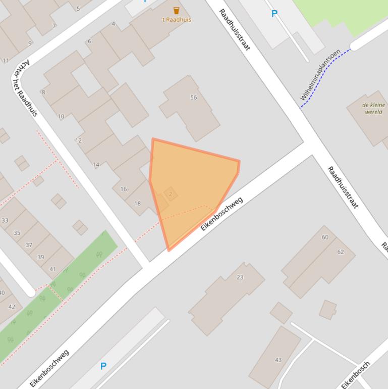 Kaart van postcodegebied 5056GC.