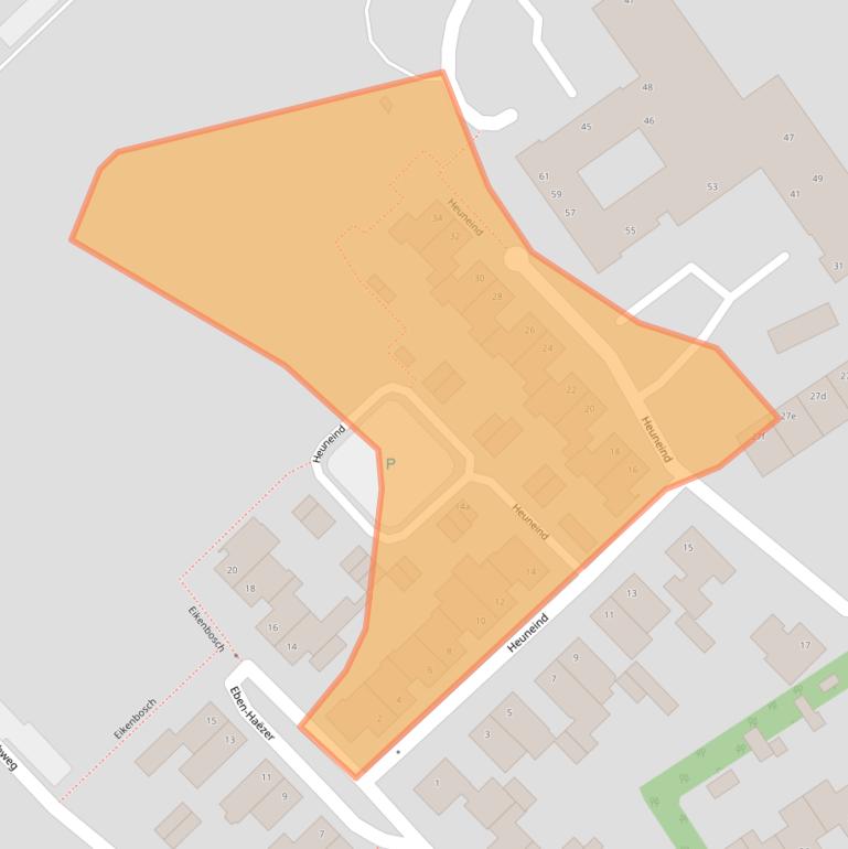 Kaart van postcodegebied 5056GG.