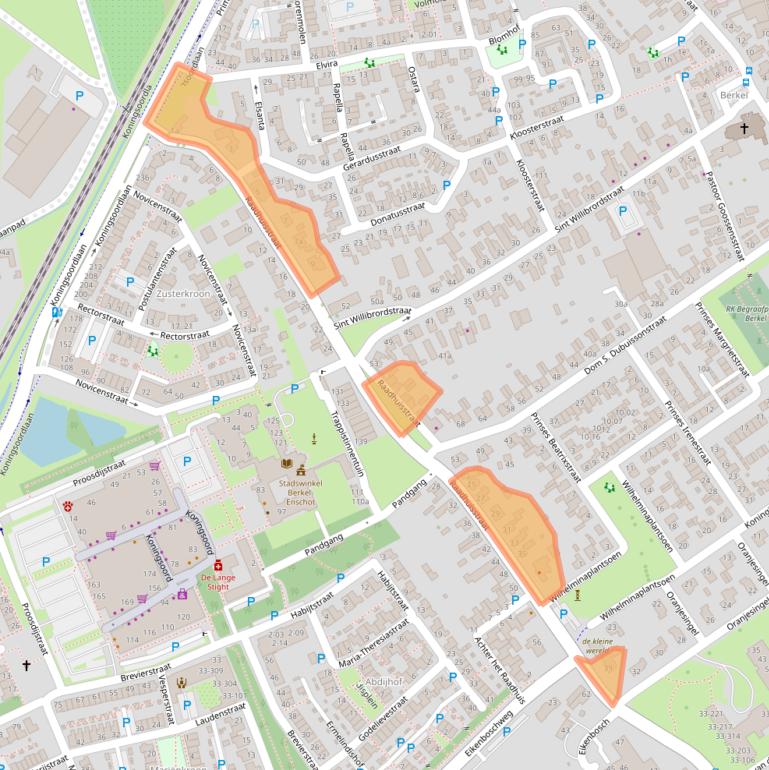 Kaart van postcodegebied 5056HC.