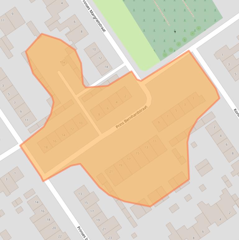 Kaart van postcodegebied 5056HK.