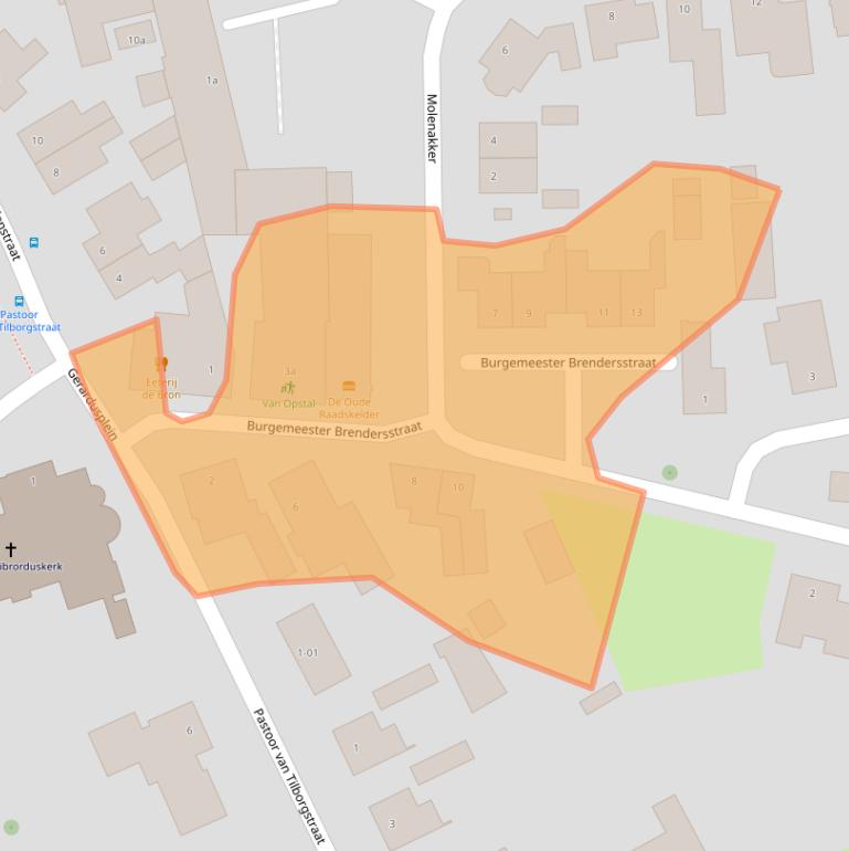 Kaart van postcodegebied 5056HX.