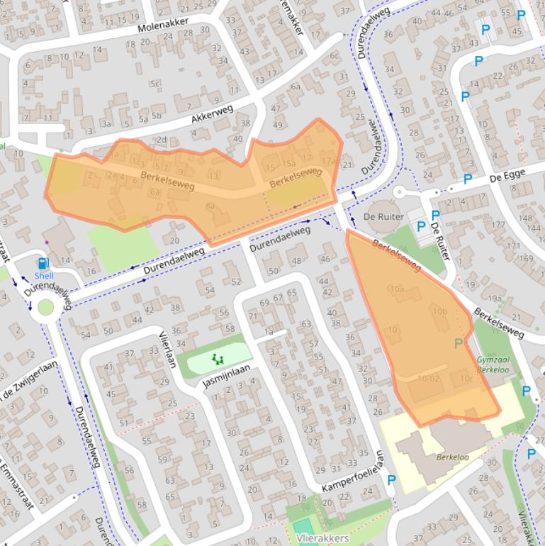 Kaart van postcodegebied 5056HZ.