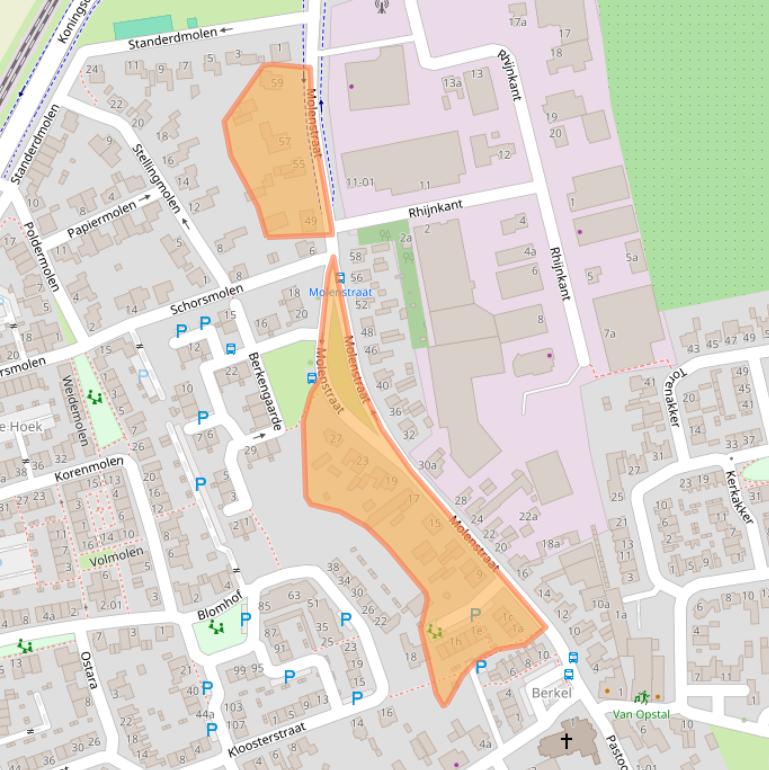 Kaart van postcodegebied 5056JB.