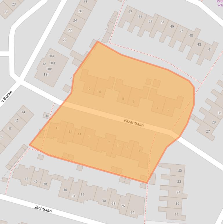 Kaart van postcodegebied 5056JJ.