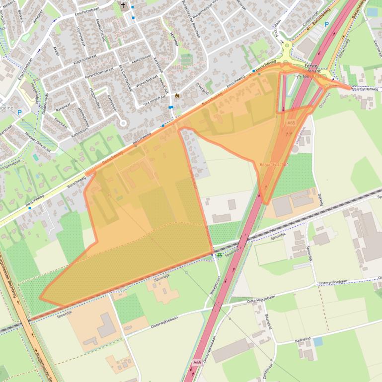 Kaart van postcodegebied 5056KA.