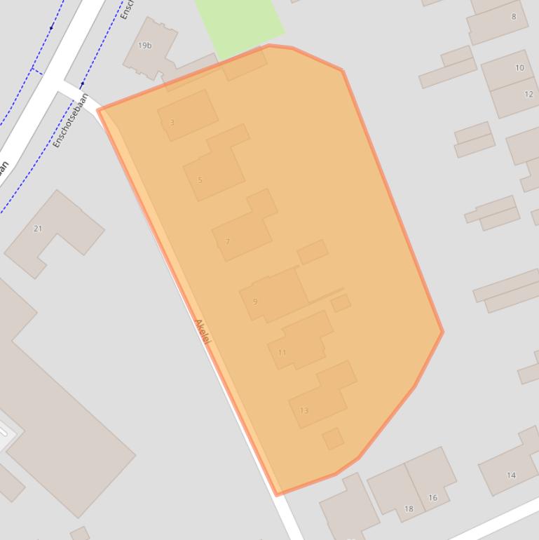 Kaart van postcodegebied 5056KE.