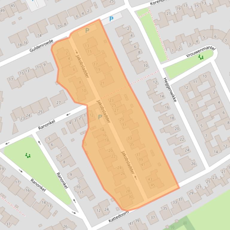 Kaart van postcodegebied 5056KH.