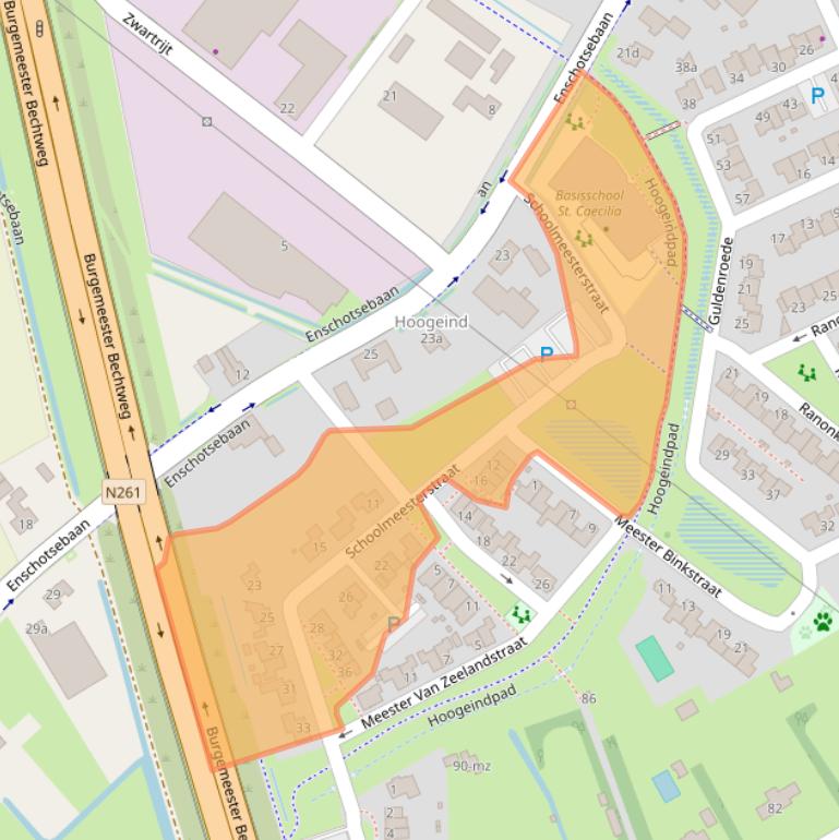 Kaart van postcodegebied 5056KK.
