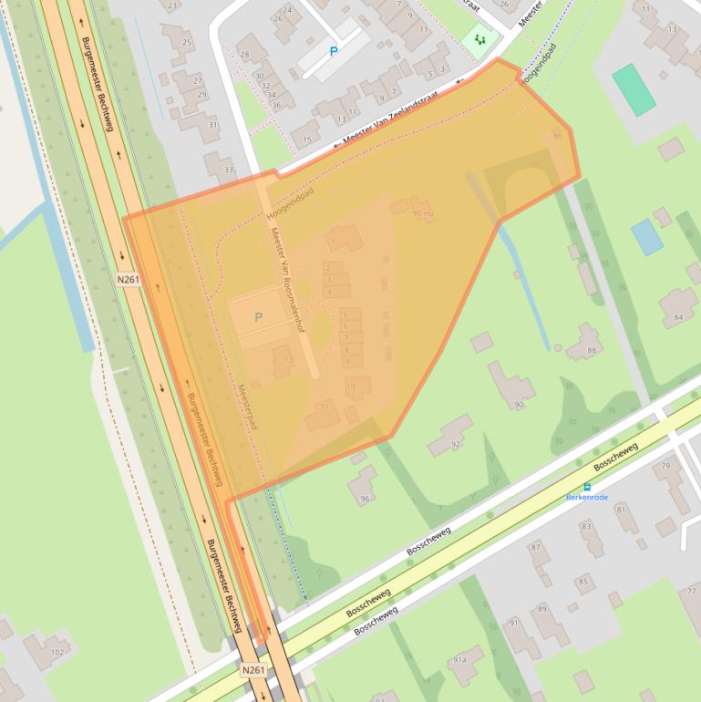 Kaart van postcodegebied 5056KL.