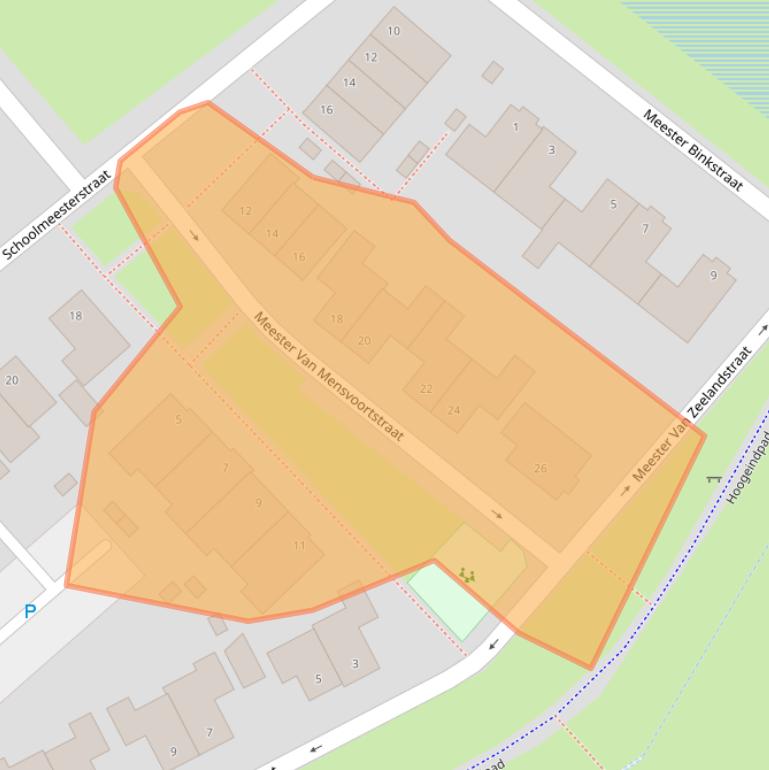 Kaart van postcodegebied 5056KN.