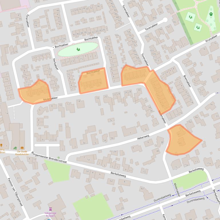 Kaart van postcodegebied 5056LA.