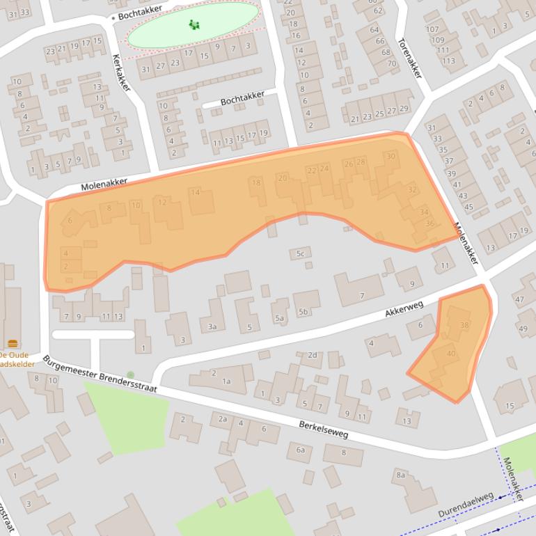 Kaart van postcodegebied 5056LB.