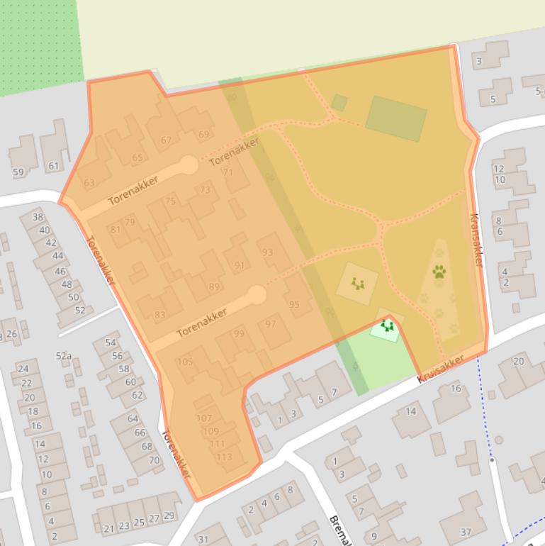 Kaart van postcodegebied 5056LM.