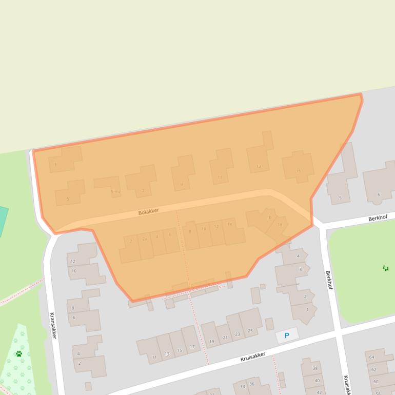 Kaart van postcodegebied 5056LV.