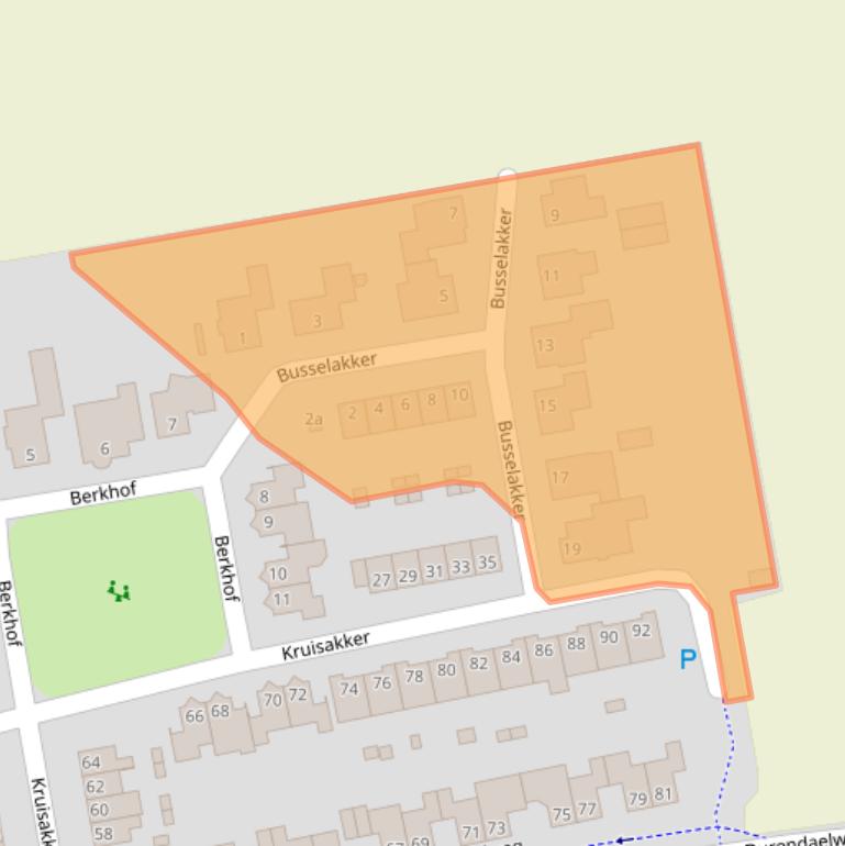 Kaart van postcodegebied 5056LX.