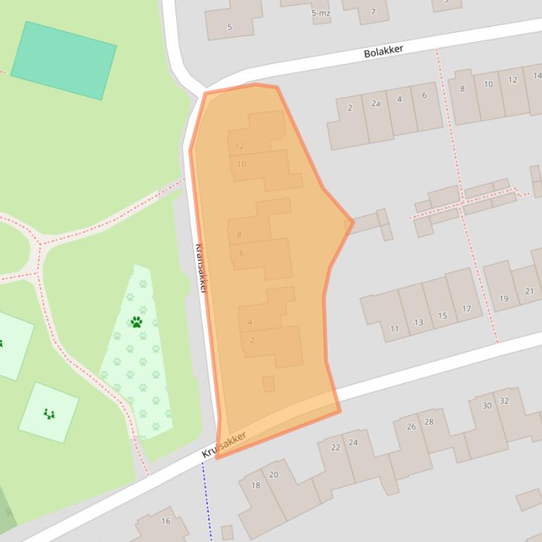 Kaart van postcodegebied 5056LZ.