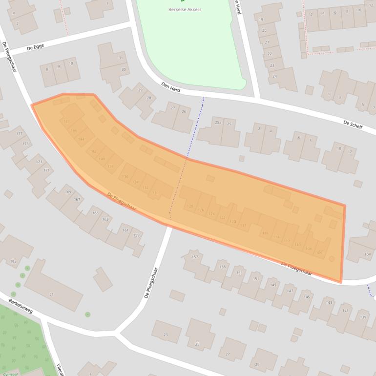 Kaart van postcodegebied 5056MH.